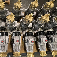 Production lines of pumps